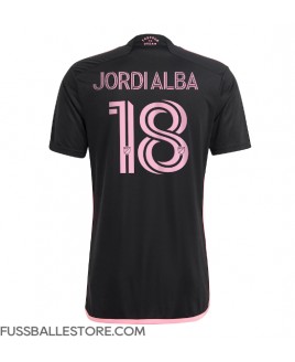 Günstige Inter Miami Jordi Alba #18 Auswärtstrikot 2024-25 Kurzarm